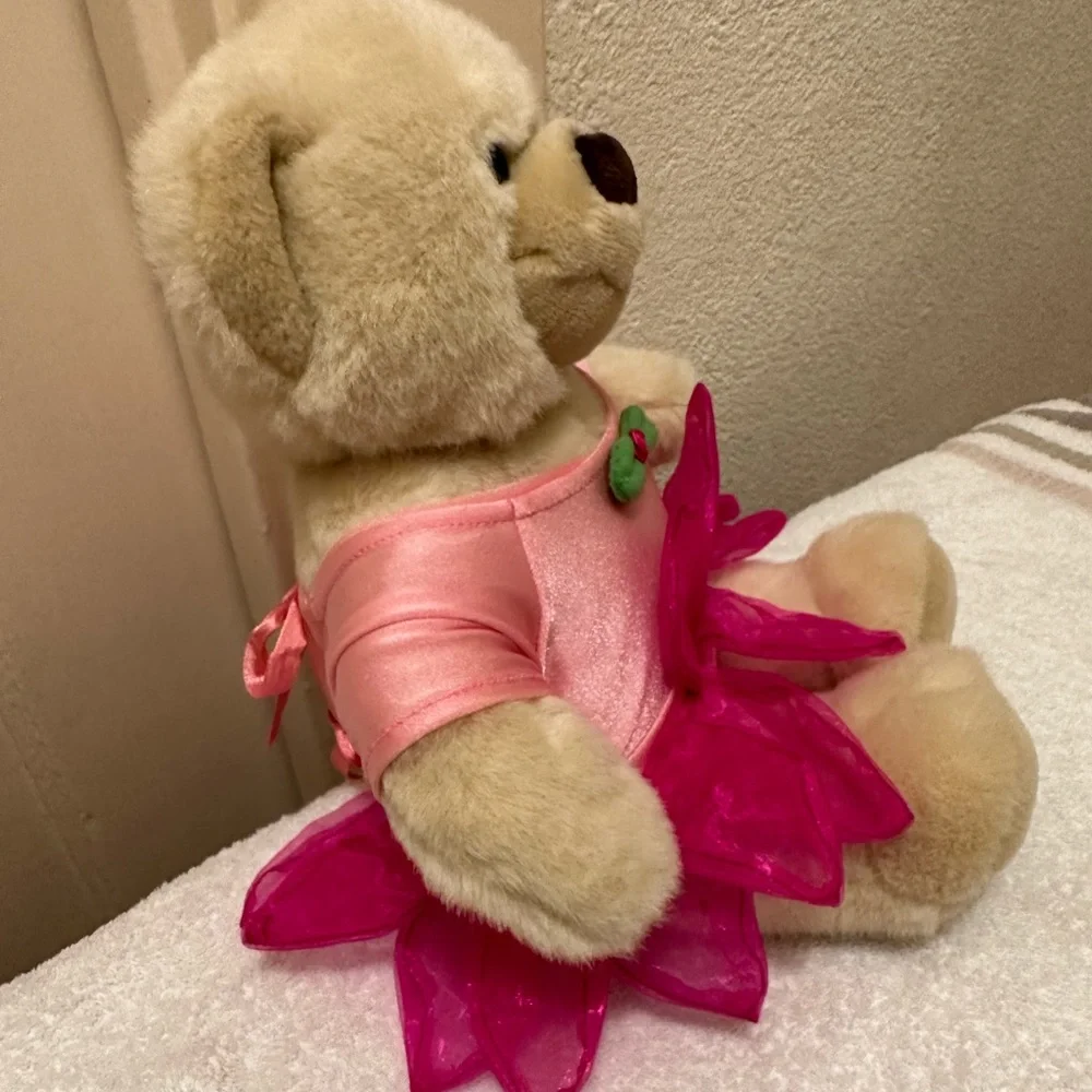 Build a Bear 14” Cream Teddy Bear Plush Toy